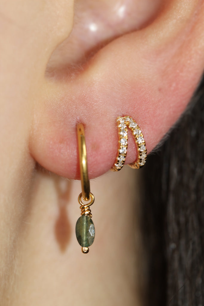 Boucles SAPHIR VERT