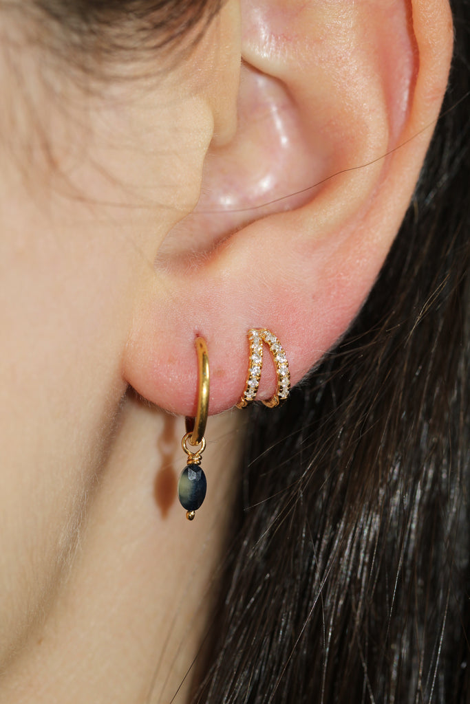 Boucles SAPHIR BLEU